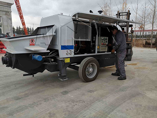 AIMIX Bomba Estacionaria De Concreto A Bolivia