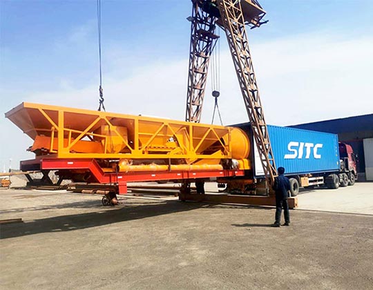 Planta De Concreto Portátil De Tambor