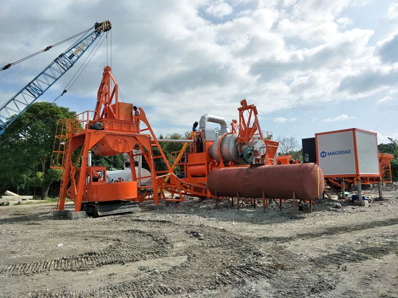 Macraod Planta de Asfalto de Tambor en Filipinas