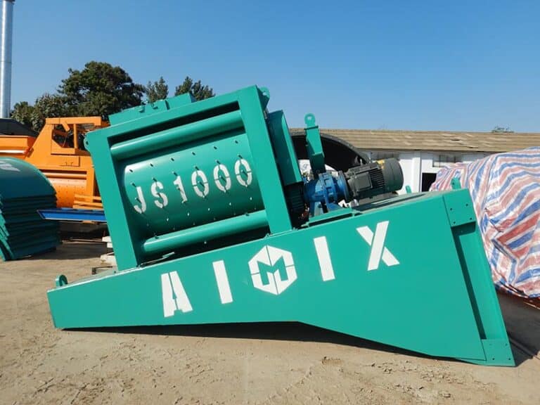 Máquina Hormigonera De Doble Eje