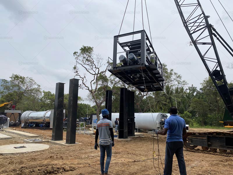 Instalación de la Planta de Asfalto Discontinua
