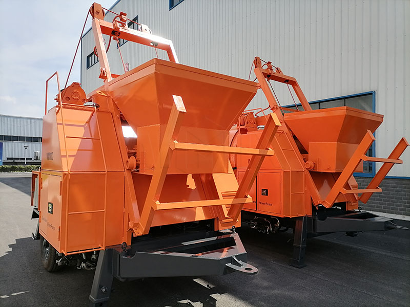 Bomba De Hormigón Con Mezcladora