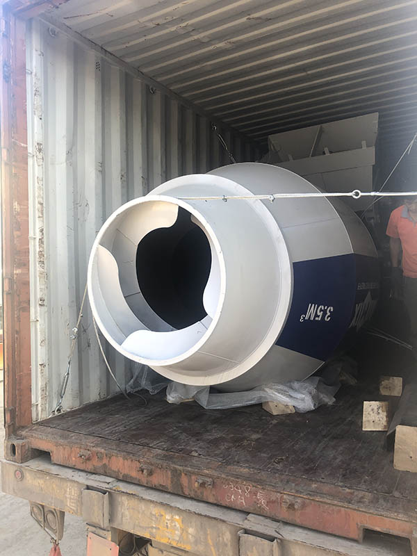 Embalaje De AIMIX Máquina Hormigonera Autocargable