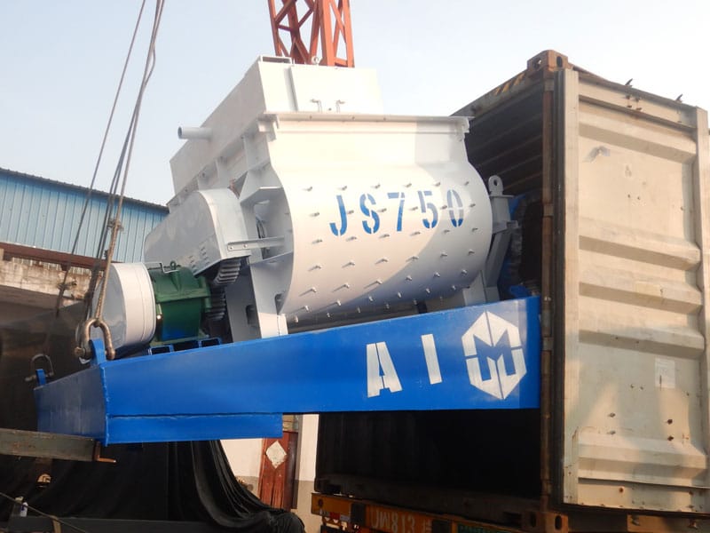 Hormiognera De Dos Ejes Para Planta De Concreto Móvil AJ35