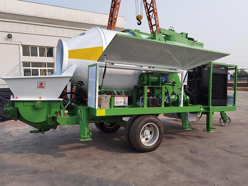 AIMIX Bomba De Concreto Con Hormigonera Verde