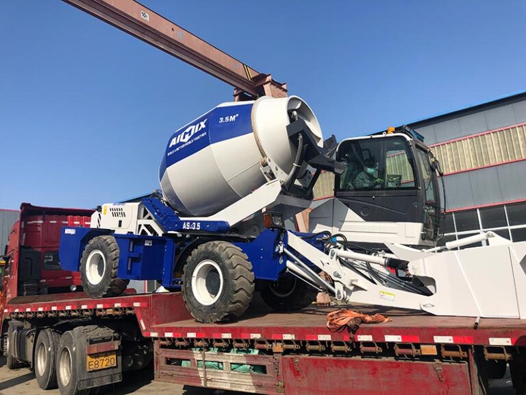 Hormigonera Autocargable De AIMIX Grupo Transpotada A Rusia