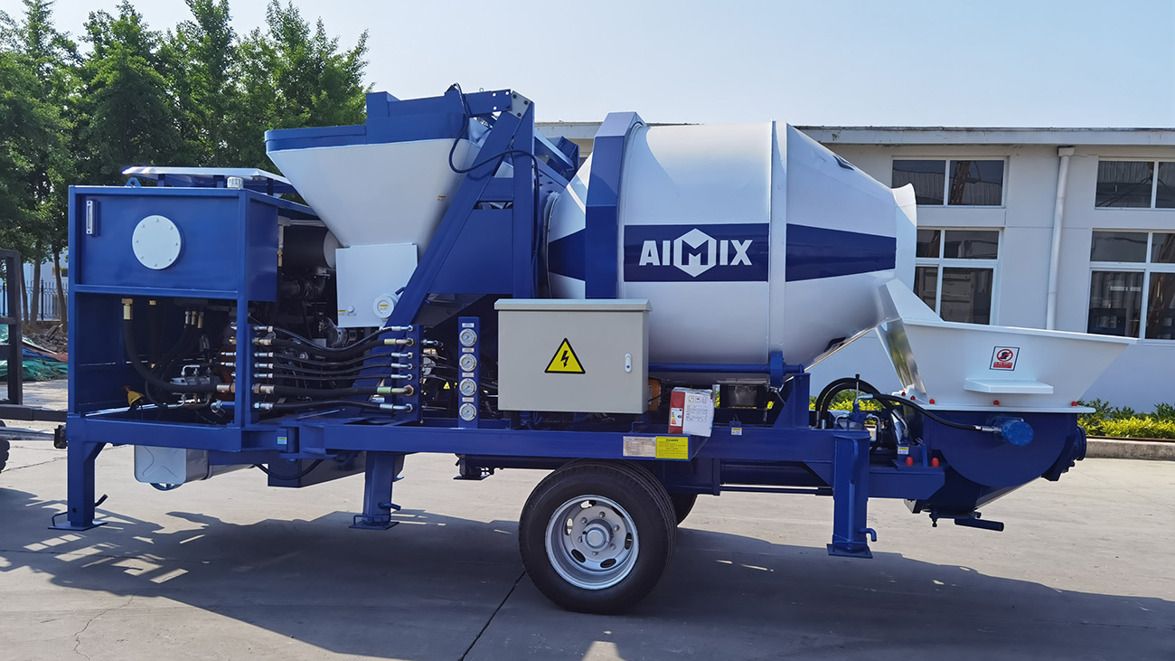 Bomba De Concreto Con Hormigonera ABJZ40C A Jamaica