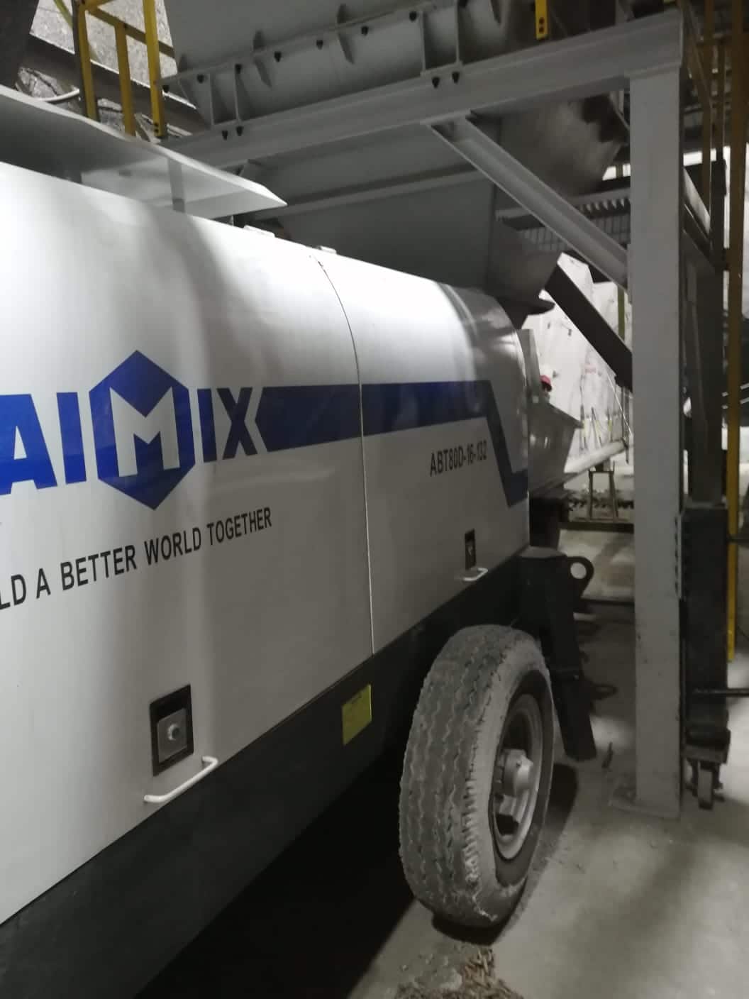 AIMIX Bomba De Concreto Estacionaria ABT80D En Perú