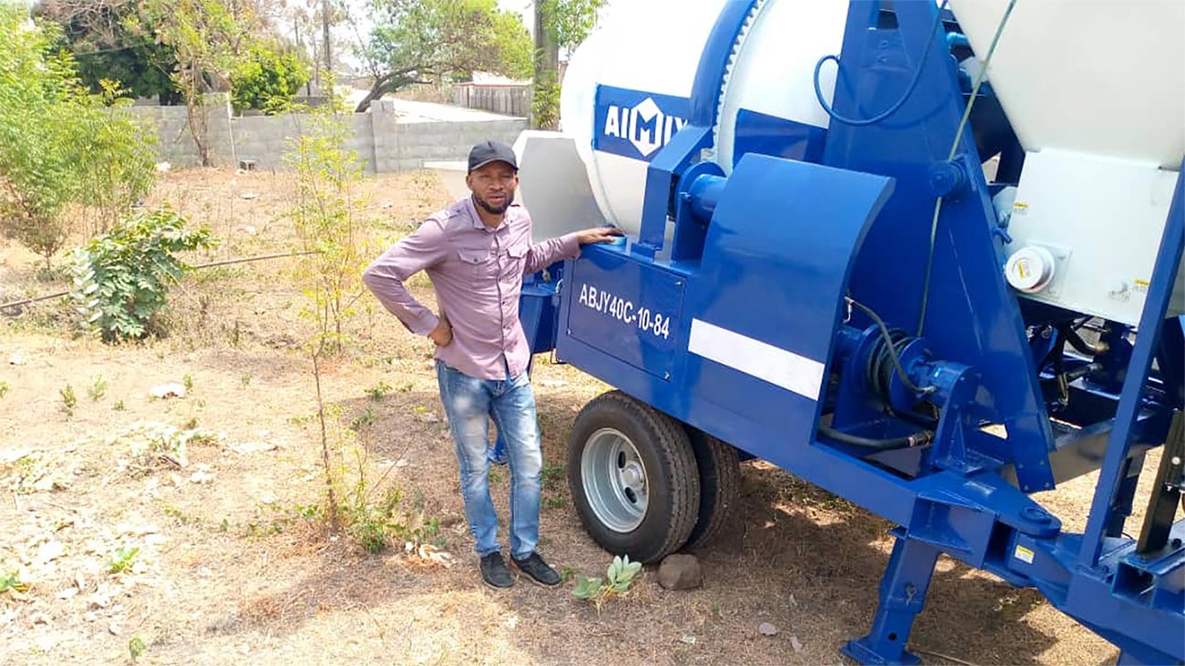 AIMIX Bomba De Concreto Con Hormigonera En Nigeria