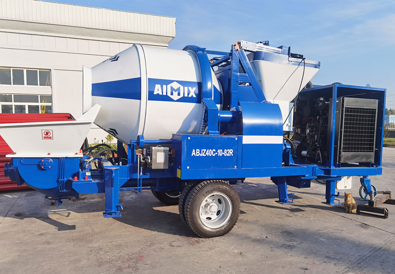 AIMIX Bomba de Concreto Colombia con Mezcladora