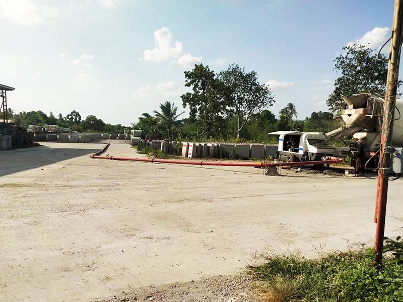 Bomba de Concreto Colombia Estacionaria para Prefabricados de Hormigón