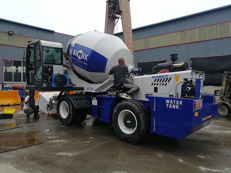 La Autohormigonera en la Fábrica de AIMIX