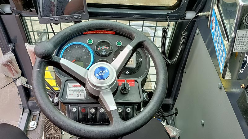 La Sala de Control para la Hormigonera Autocargable de AIMIX