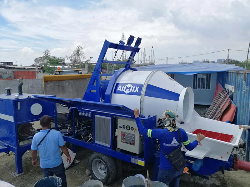 AIMIX Bomba de Concreto con Mezcladora