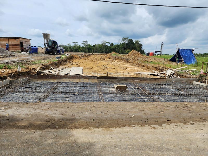 Autohormigonera en Indonesia para la Construcción de Fundación