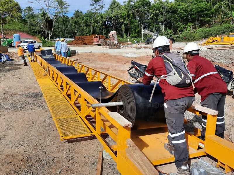 Instalación de Transportador de Cintas