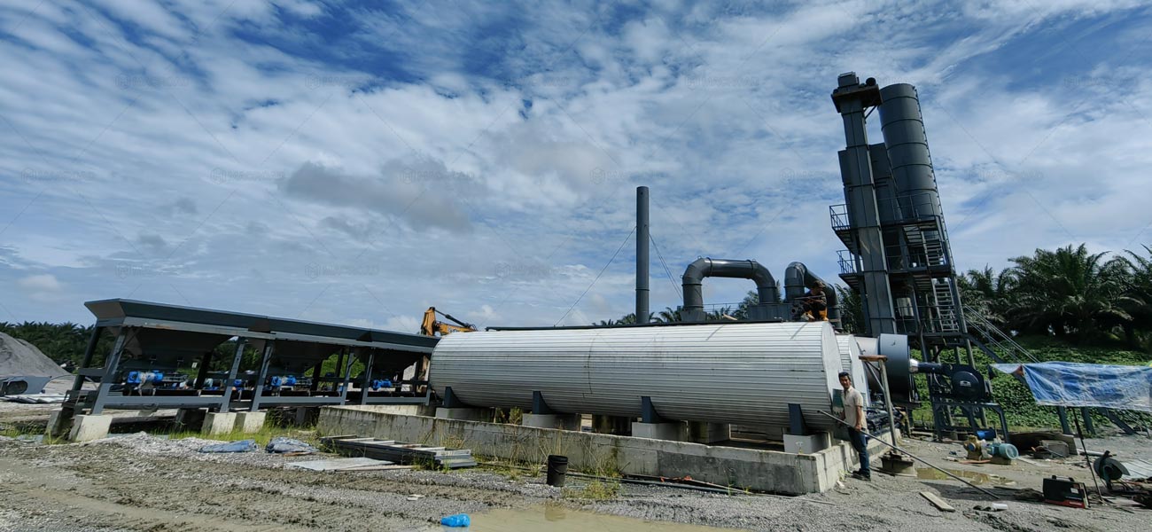 Macroad Planta de Asfalto de 120 TPH en Malasia