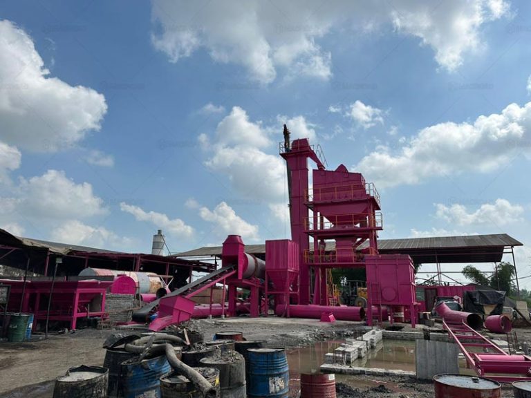 Macraod Planta de Asfalto Discontinua ALQ100 en Indonesia