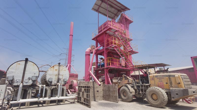 Macroad Planta Asfáltica en Indonesia para Construcción de Carreteras