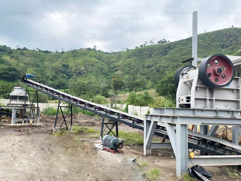 Andamine 80T Planta Trituradora de Granito en El Salvador