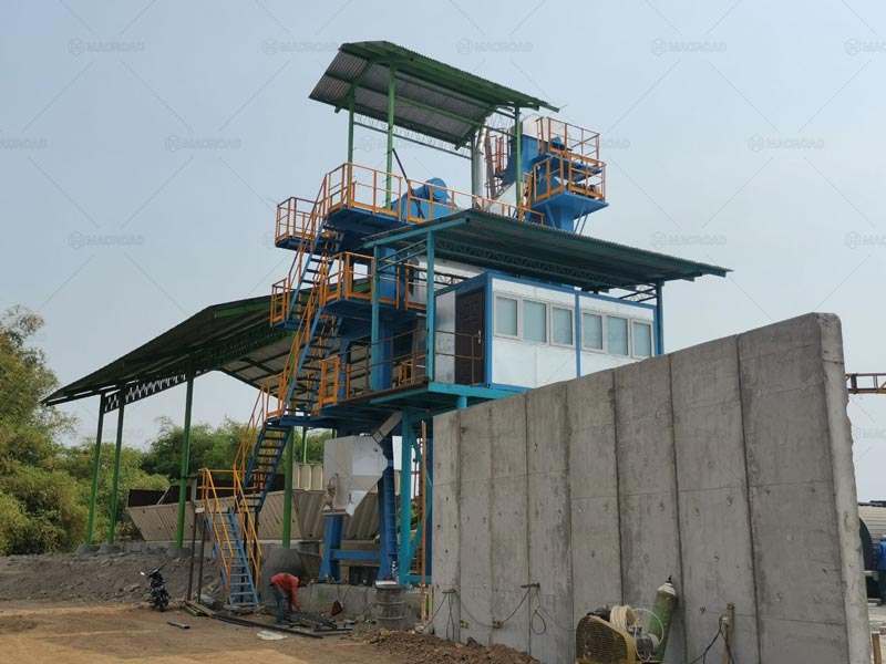 Instalación de Macroad Planta de Asfalto en Indonesia