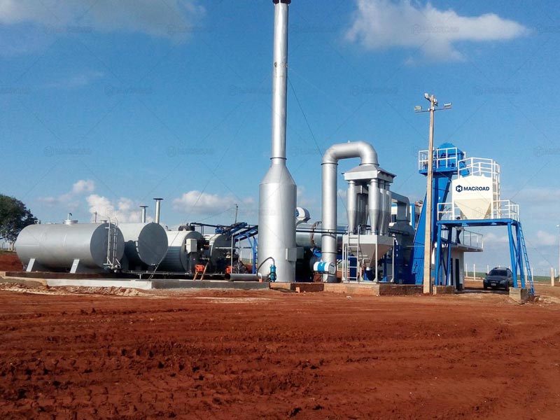 Macraod Planta de Asfalto Móvil de 60tph en Brasil