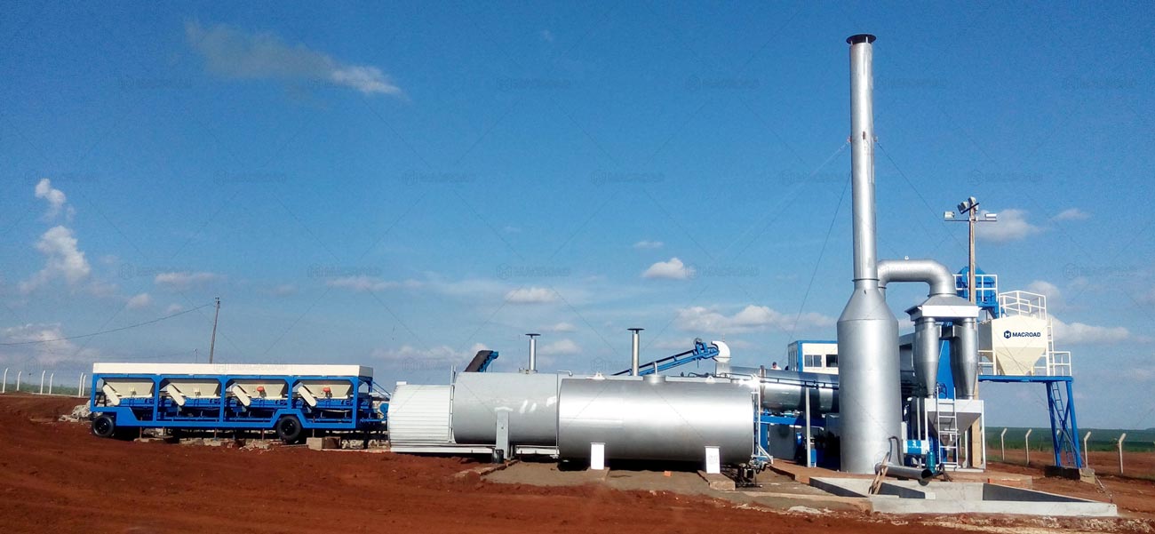 Macroad Planta de Asfalto Continua ALT60 en Brasil