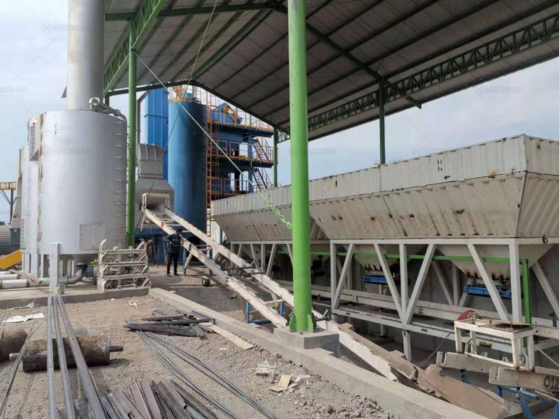 Silos de Polvo y Máquina Dosificadoras de Agregados