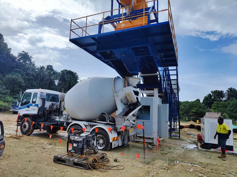 Uso de Planta de Concreto en el Sitio