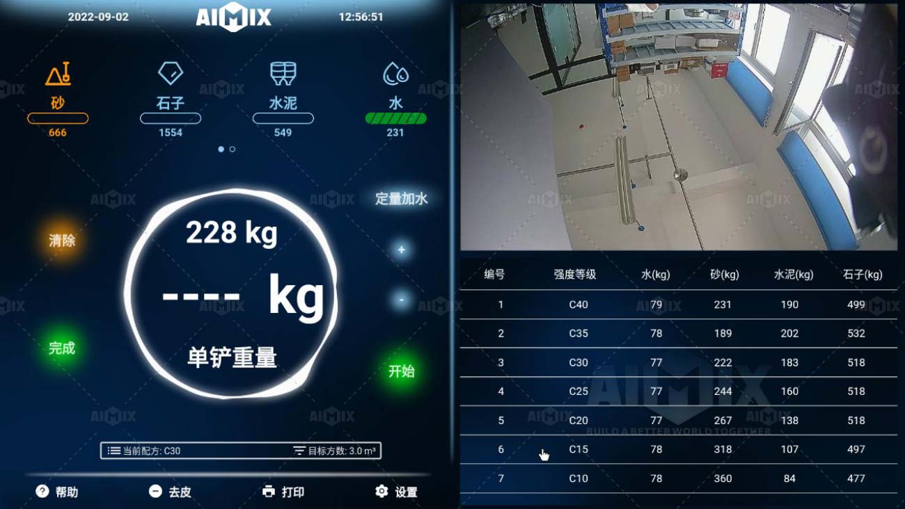 Pantalla Táctil y Sistema de Pesaje Electrónico