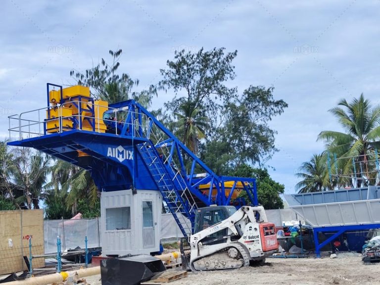 Máquina Principal de Planta Móvil de Concreto Seco