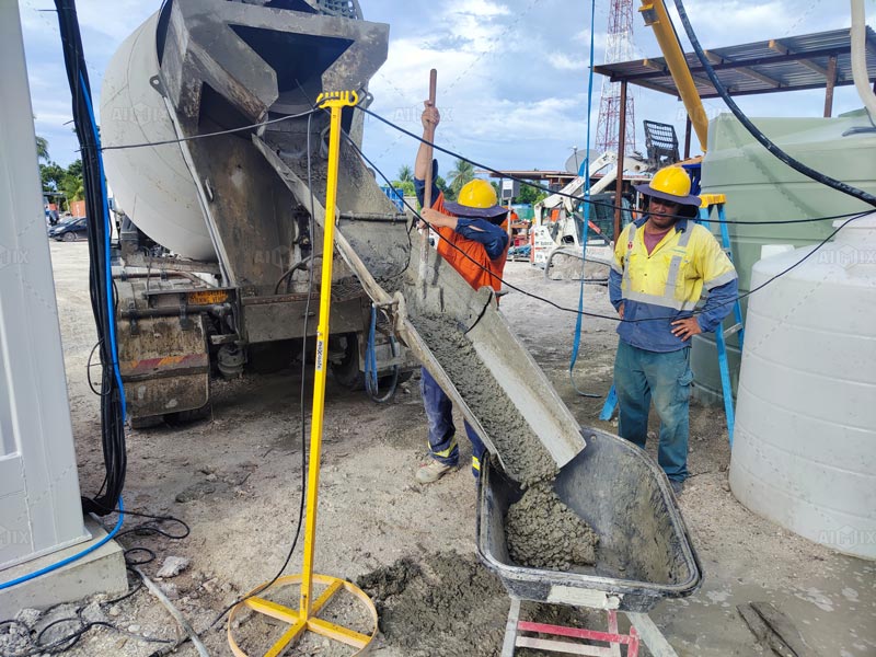 Mezcla de Materiales de Hormigón