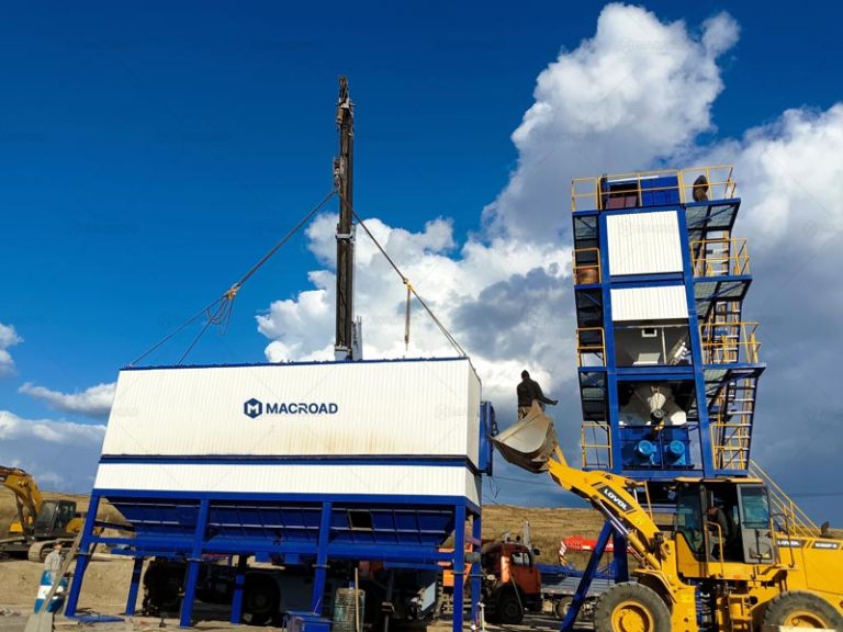 Instalación del Sistema de Eliminación de Polvo para Planta Asfáltica ALQ80 en Rusia