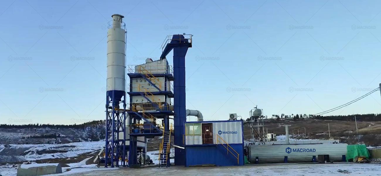 Macroad Planta de Asfalto Discontinua ALQ80 en Rusia