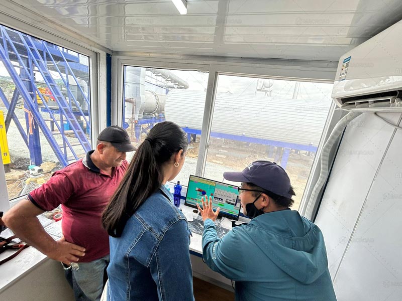 Capacitación del Operador para la Planta Asfáltica Móvil