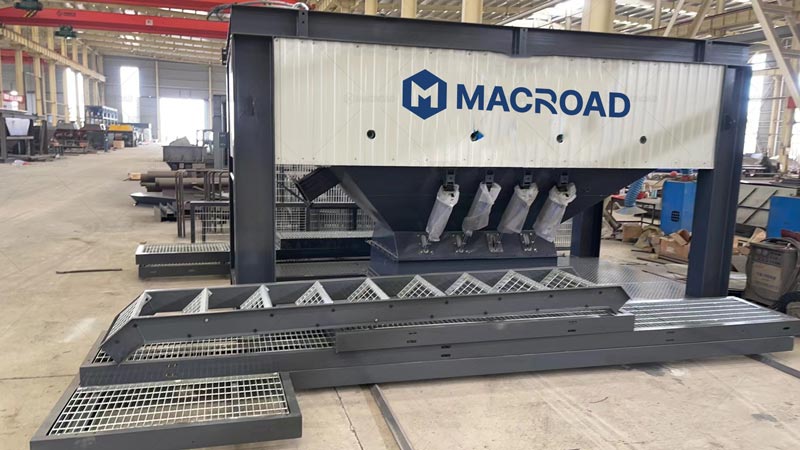 Máquina Dosificadora de Agregados para Planta Discontinua en Filipinas