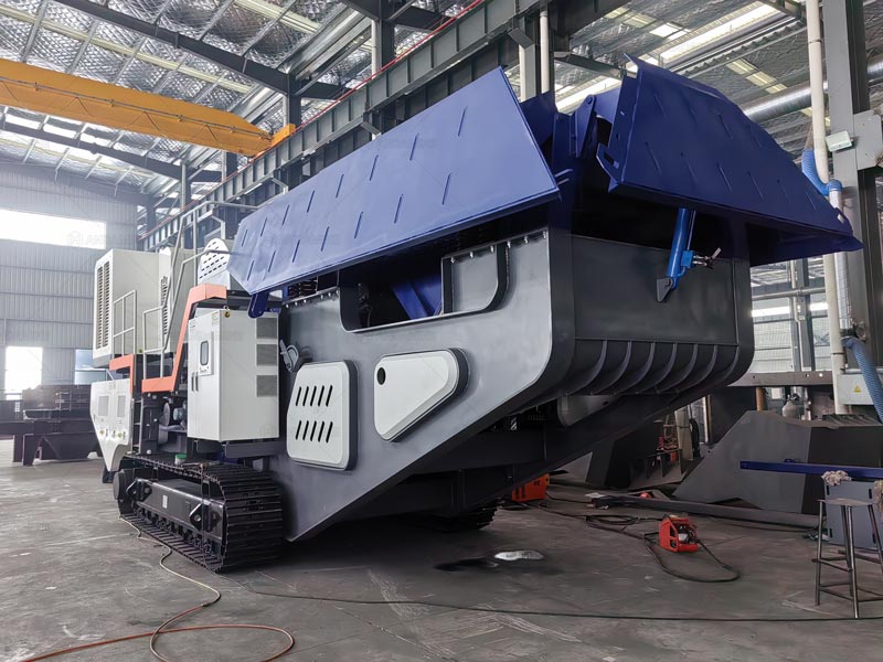 Planta Trituradora de Mandíbula Móvil sobre Orugas