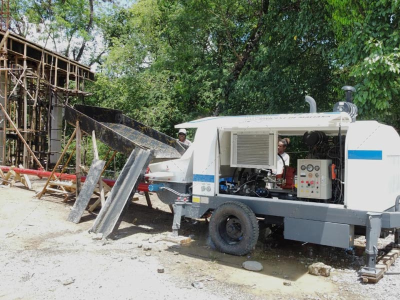 ABT40C Bomba Diésel de Hormigón Estacionaria para Timol Oriental