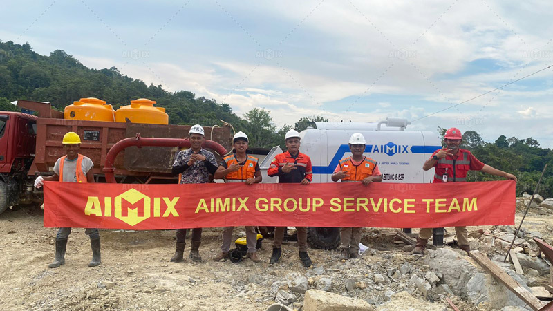 AIMIX Bomba Estacionaria ABT30C en Indonesia