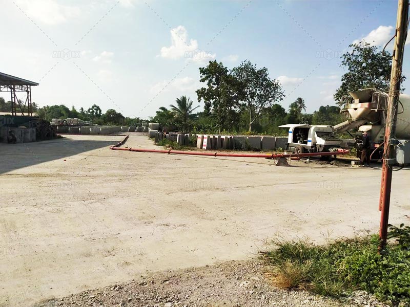 AIMIX Bomba Estacionaria para Hormigón en Filipinas