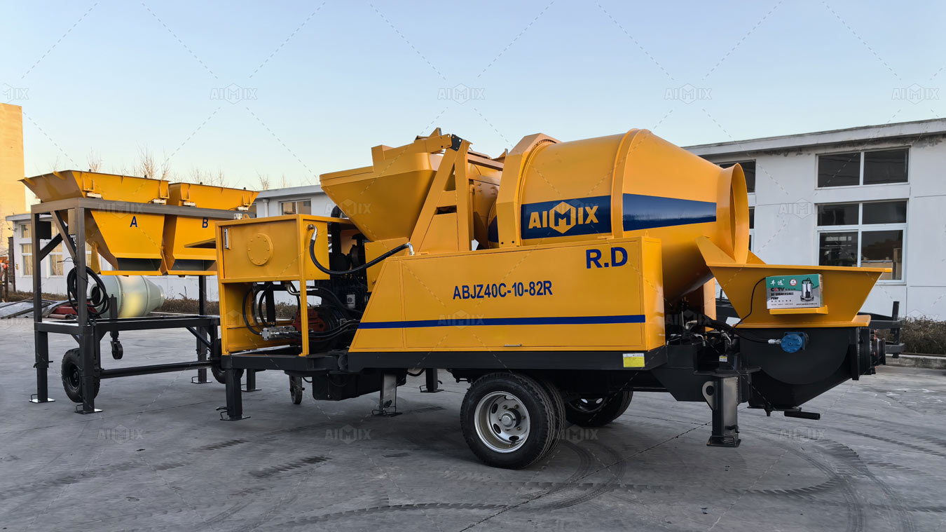 AIMIX Bomba Hormigonera Y Máquina Dosificadora para Repúbilica Dominicana