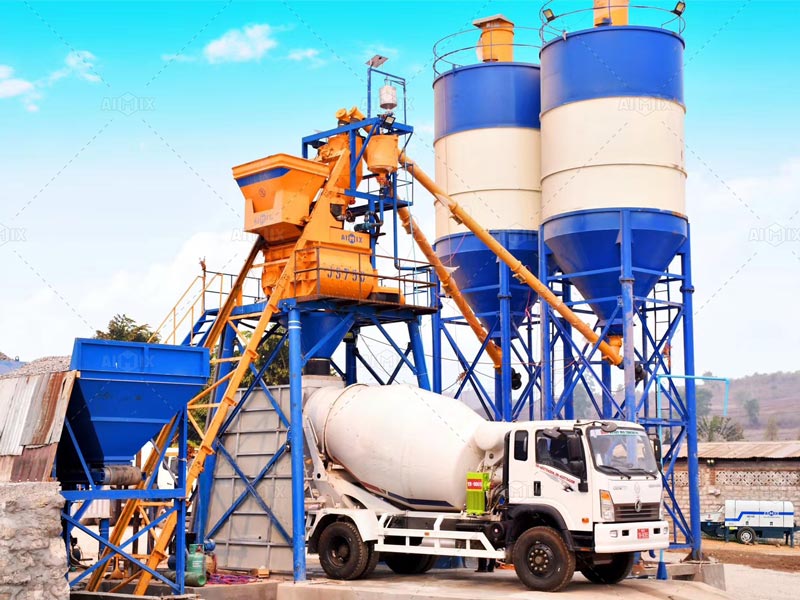 Planta de Concreto y Camión Mixer y Bomba Estacionaria