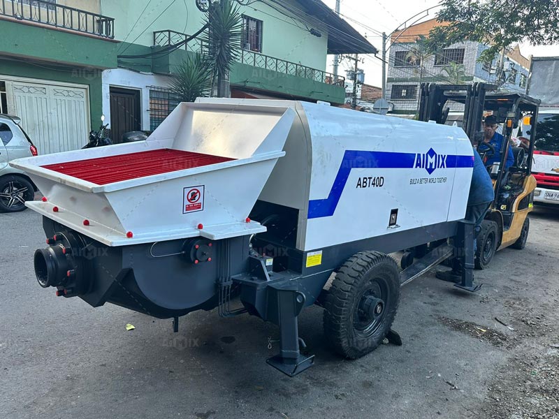 AIMIX Bomba Estacionaria de Concreto para Proyectos de Construcción