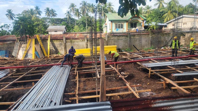Bomba de Concreto con Hormigonera en Filipinas para Construcción de Edificios