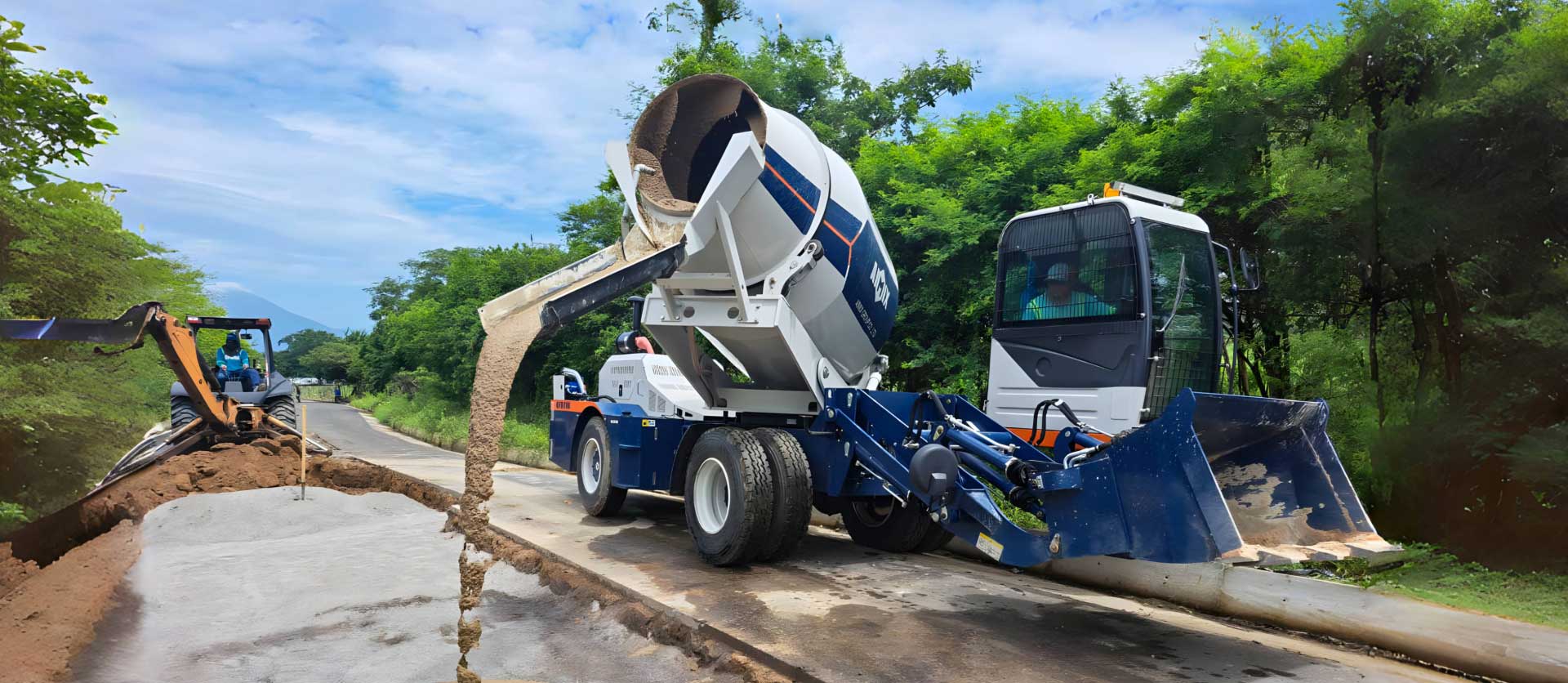 Auto Hormigonera para Fabricar Concreto en Obra