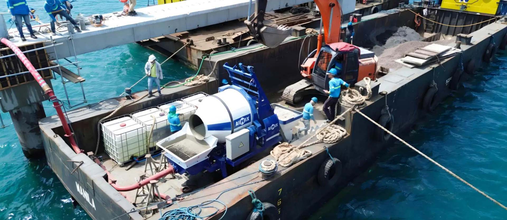 Bomba para Mezcla y Bombeo Concreto