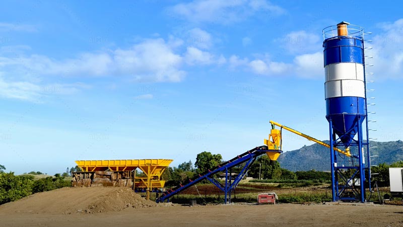 Planta de Concreto Seco Pequeña para Proyectos Residenciales