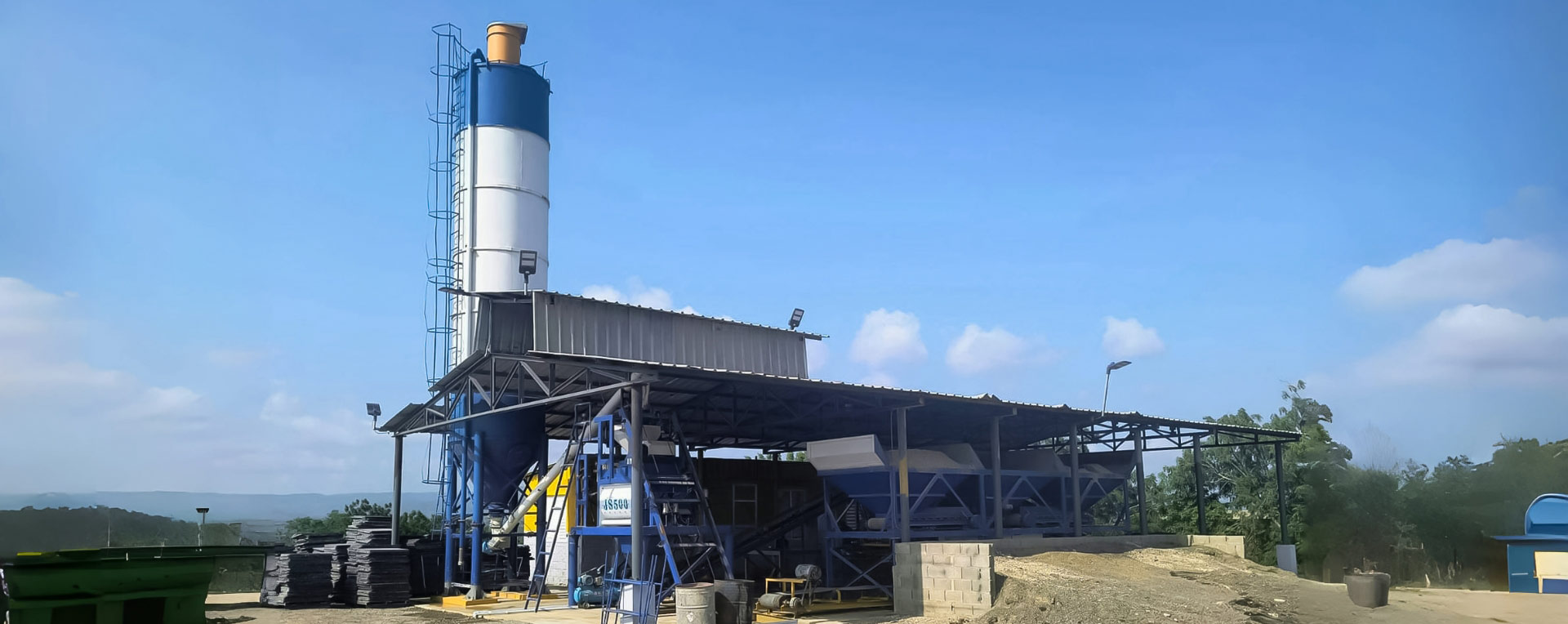 Planta de Concreto de Tipo Pequeño para Bloques