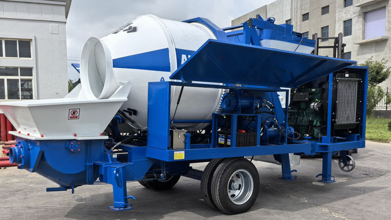 Bomba Hormigonera con Capacidad Pequeña Diésel