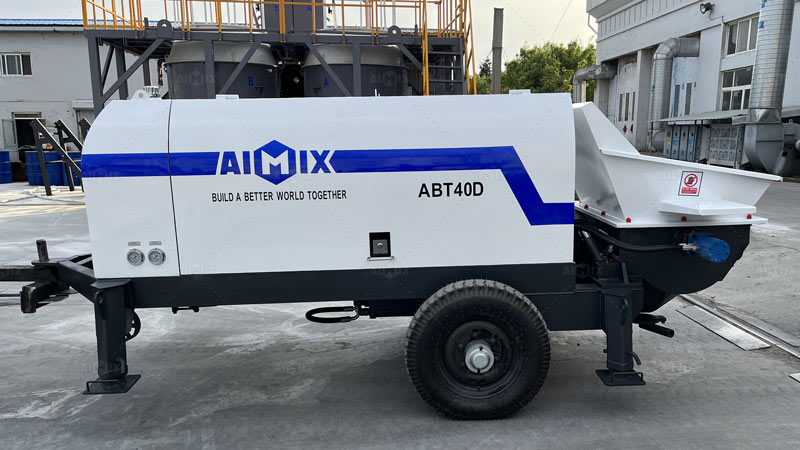 Bomba de Hormigón Pequeña Estacionaria Eléctrica